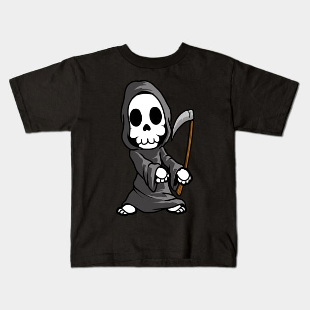 Flossing Jack-the-Ripper Funny Halloween Costume Kids T-Shirt by TonTomDesignz